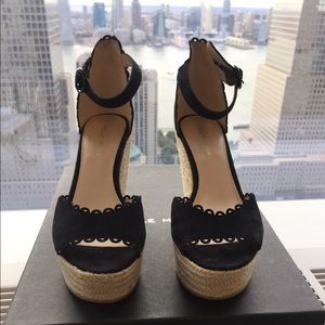 Black Suede Pelle Moda Espadrilles Neiman Marcus